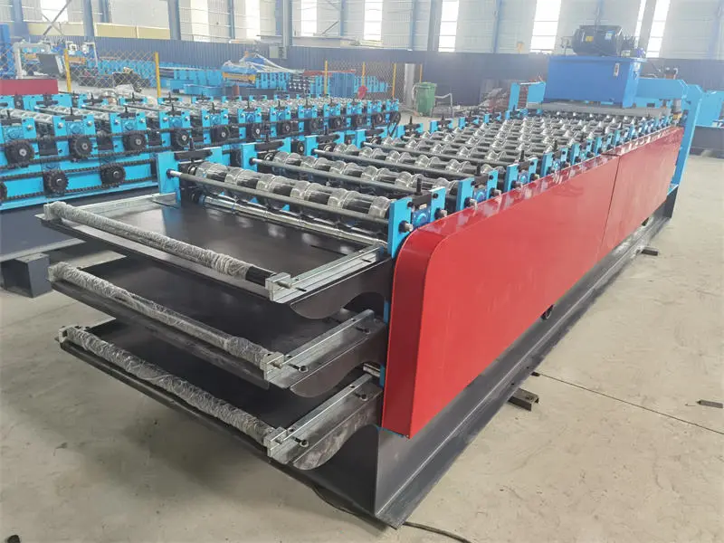 Three Layers Trapezoidal Tile Roll Forming Machine Roll Forming Machine — image 7