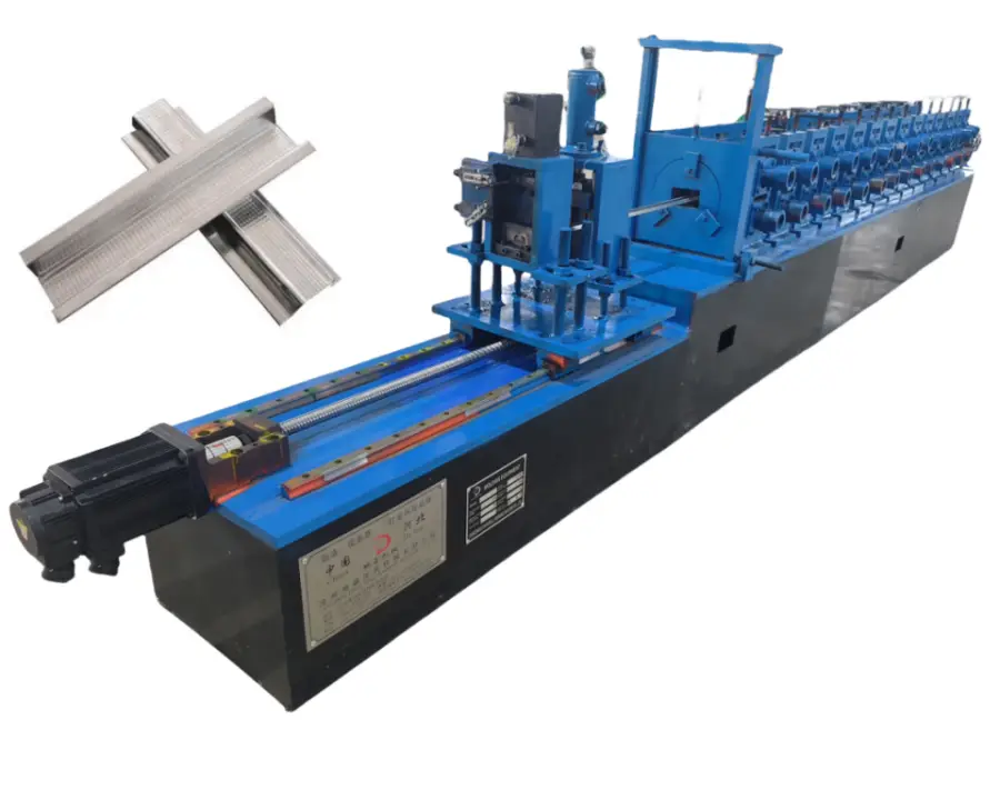 Omega Drywall Profile Making Machine with Gear Bearing Motor Core Components; Drywall Channel Stacker and Steel Stud Mac — view 1