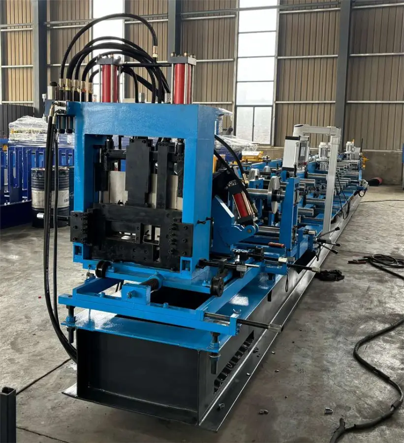 Automatic Interchangeable CZ Channel Making Machine Steel Stud Track Roll Forming Machine Light Steel Keel Purlin Roll Former — image 3