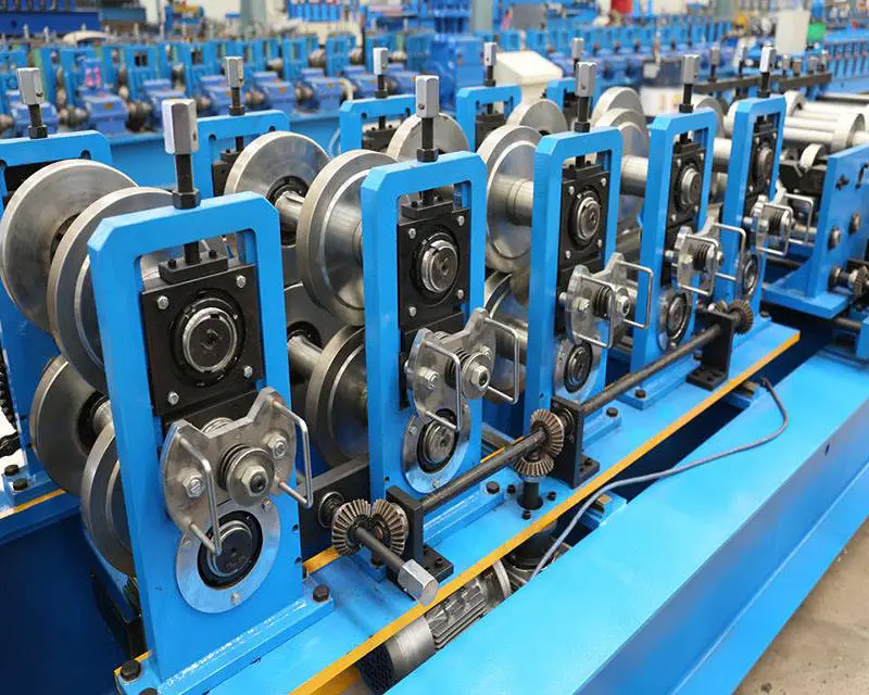 Automatic Interchangeable CZ Channel Making Machine Steel Stud Track Roll Forming Machine Light Steel Keel Purlin Roll Former — image 4