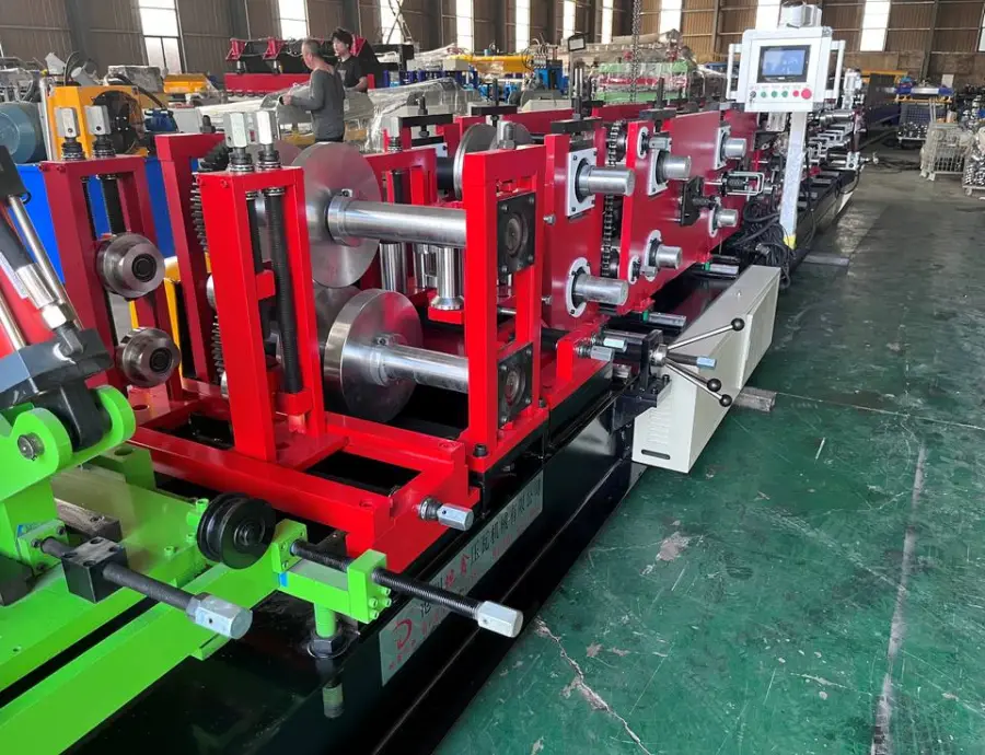 Automatic Interchangeable CZ Channel Making Machine Steel Stud Track Roll Forming Machine Light Steel Keel Purlin Roll Former — image 5