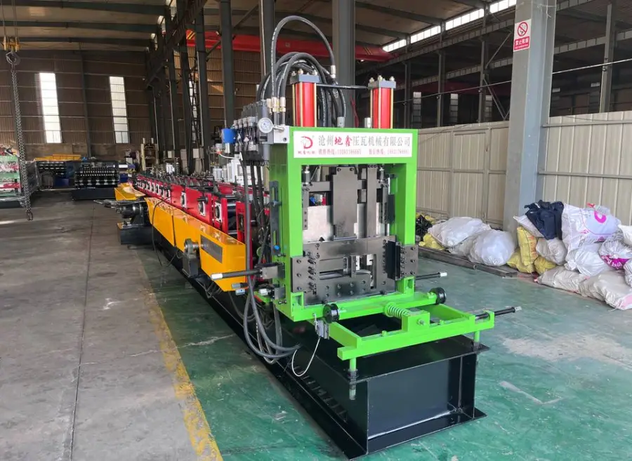 Automatic Interchangeable CZ Channel Making Machine Steel Stud Track Roll Forming Machine Light Steel Keel Purlin Roll Former — image 6