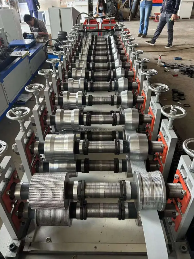 Automatic Double Light Keel Roll Forming Machine and High Working Speed Track&amp DiXin Factory — image 7