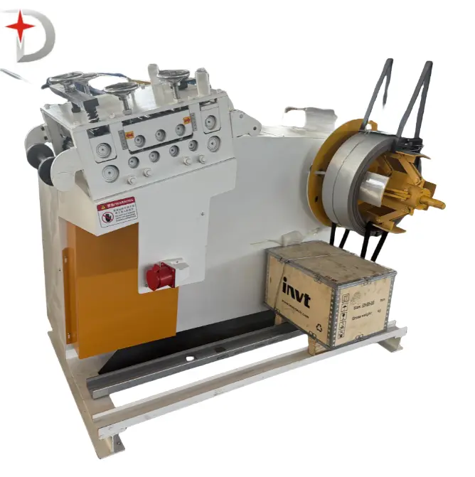 Automatic Hydraulic Coil Decoiler Sheet Raw Material Gear and Bearing Core Components — view 1
