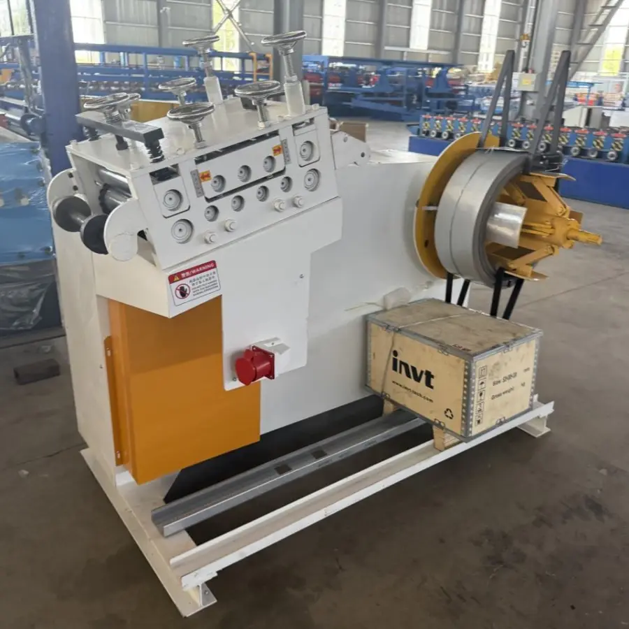 Automatic Hydraulic Coil Decoiler Sheet Raw Material Gear and Bearing Core Components — image 4