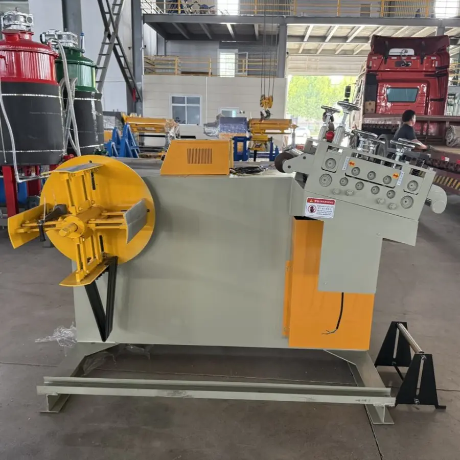 3-5 Ton Hydraulic Steel Coil Sheet Metal Decoiler PPGI GI Decoil Machine Glazed Steel Hydraulically Powered Gear Core Components — image 7