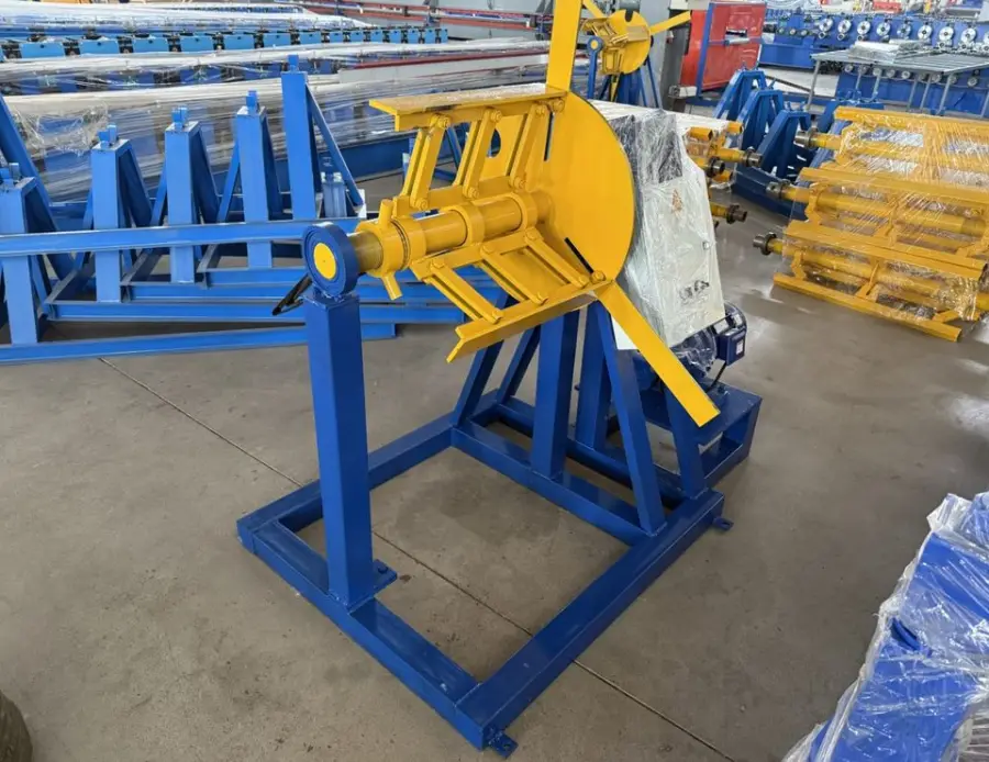 DIXIN 5T Electric Decoiler Uncoiler Machine Open Coiler up Machine — image 6