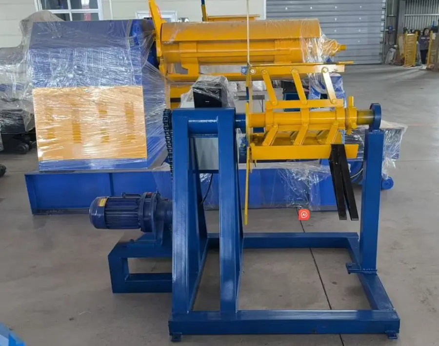 DIXIN 5T Electric Decoiler Uncoiler Machine Open Coiler up Machine — image 7