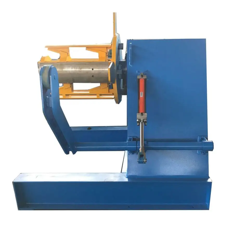 Hydraulic Steel Plate Corrugated Sheet Uncoiler, 5T/10Tautomatic Steel Plate Corrugated Sheet Decoiler — view 1