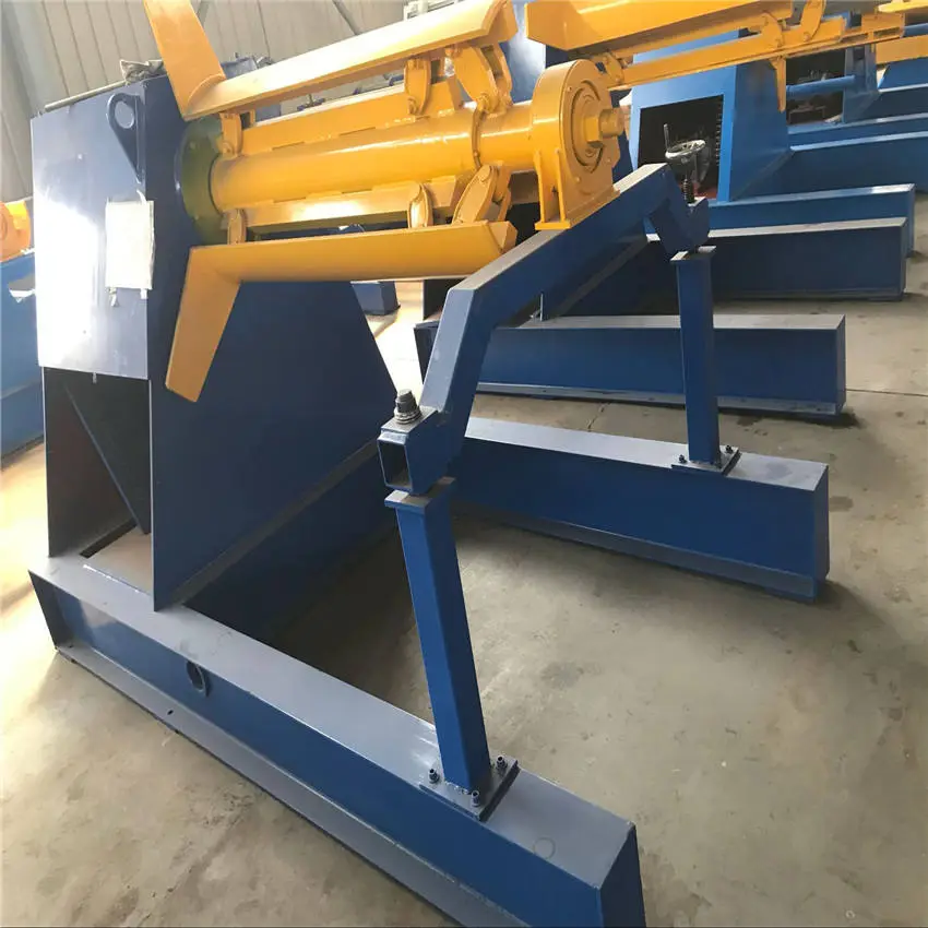 Hydraulic Steel Plate Corrugated Sheet Uncoiler, 5T/10Tautomatic Steel Plate Corrugated Sheet Decoiler — image 4