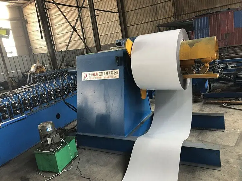 Hydraulic Steel Plate Corrugated Sheet Uncoiler, 5T/10Tautomatic Steel Plate Corrugated Sheet Decoiler — image 5