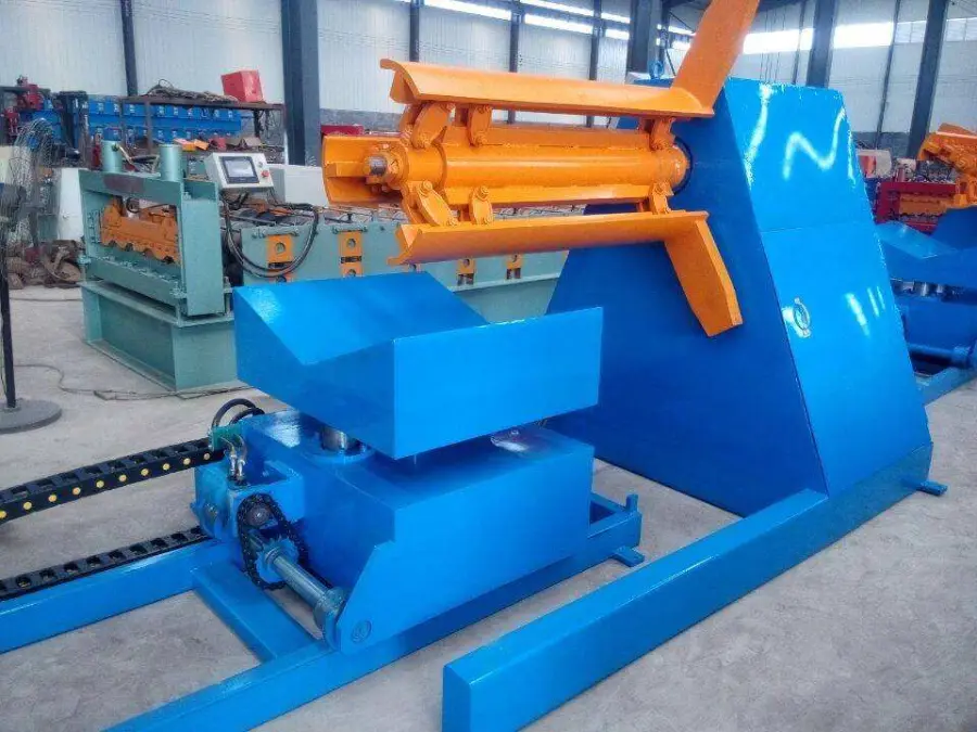 Automatic Hydraulic Uncoiler Heavy Sheet Decoiler China's Gear Engine Bearing Technology Decoiling Roll Forming Machine for Wall — image 4