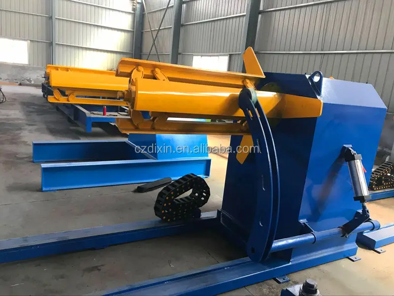 Unwinder Hydraulic Aluminum Sheet Metal Automatic Electric Horizontali Uncoiler Coil Manufacturer 5t 8t Decoiler Machine Price — image 6
