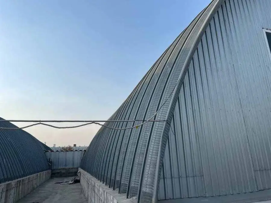 K 610 Long Span Arch Roof Large Span Roll Forming Machine/beamless Steel Arch Roof Span Machine Price — image 6