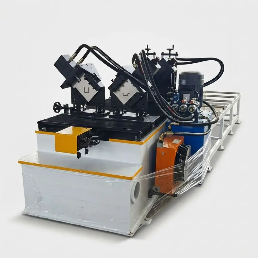 High Speed Customized Profile CD UW Metal Frame Making Machine C Channel Omega Stud Steel Keel Tile Roll Forming Machine — view 1