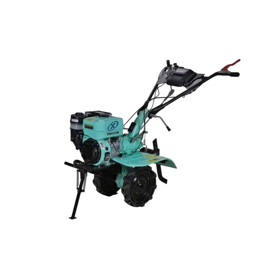 7HP Gasoline Power Weeder Mini Tiller Cultivator 170 Engine Hand-Push Garden Rotary Hoeing Machine for Greenhouse and Small Plot — image 3