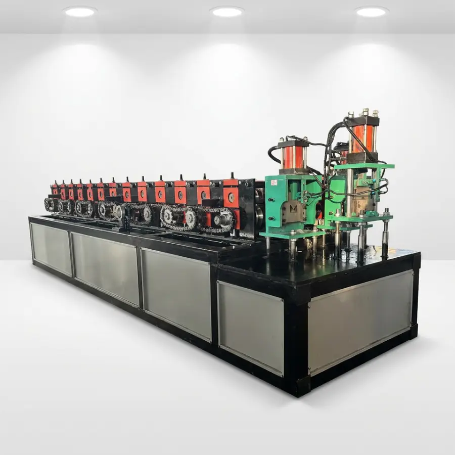 U Channel Light Steel Keel Roll Forming Machine for Metal Track Profile Roll Former Machinery — view 1