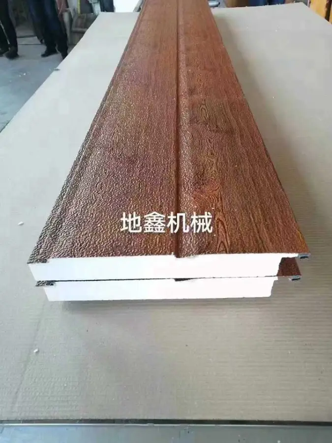 Pu Decorative Exterior Interior Roof Wall Sandwich Panels Make Sandwich Roof Wall Panels Machine — image 6