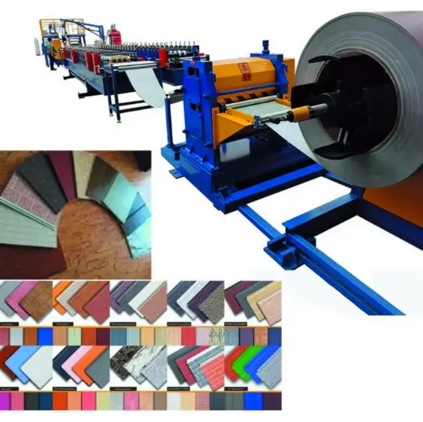 Pu Decorative Exterior Interior Roof Wall Sandwich Panels Machine Make Panels Roll Forming Machine — view 1