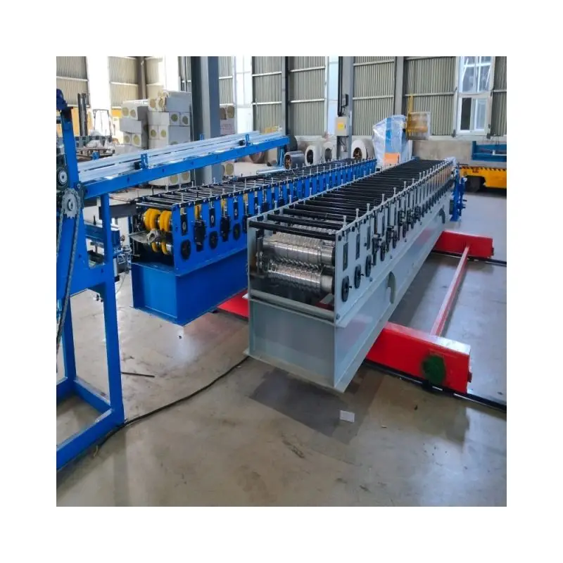 Pu Decorative Exterior Interior Roof Wall Sandwich Panels Machine Make Panels Roll Forming Machine — image 4