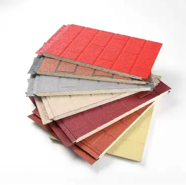 Metal Embossed Insulated Panel Make Sandwich Roof Wall Panels Roll Forming Machine — image 7