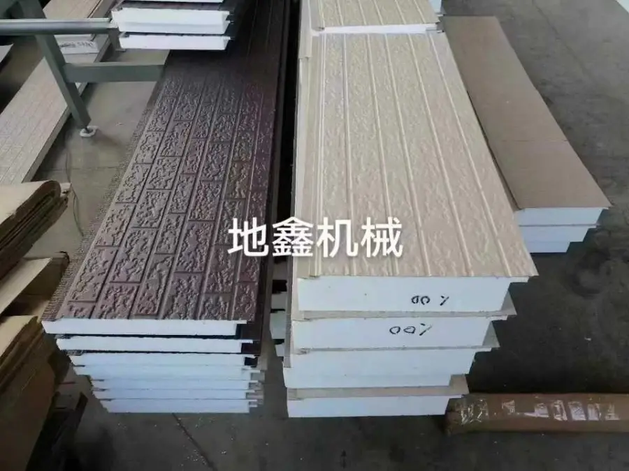 Pu Decorative Exterior Interior Roof Wall Sandwich Panels Production Line Make Roof Wall Sandwich Panels Roll Forming Machine — image 3