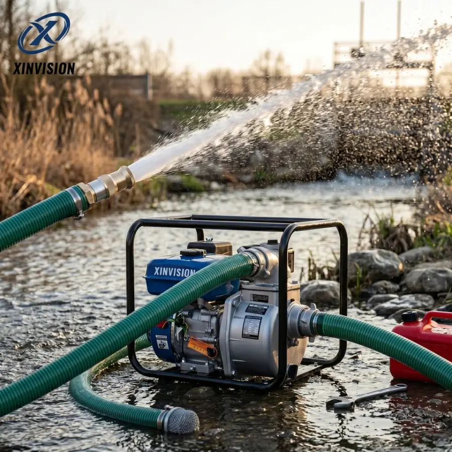 3 Inch Gasoline Water Pump 170F 7HP 212CC 4-Stroke Petrol Agriculture Irrigation Pump 60m3/h High Flow 30m Lift Pumping Machine — image 6