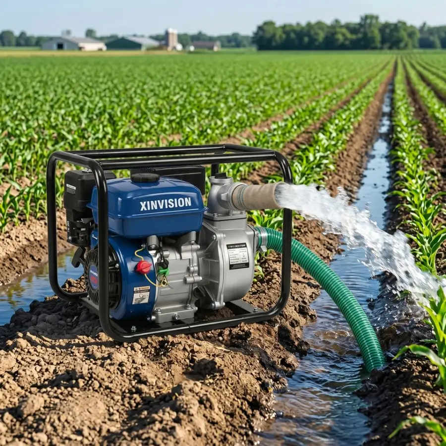 7HP 2 Inch Gasoline Water Pump 170F 212CC 4-Stroke Petrol Agriculture Irrigation 36m3/h High Flow 32m Head Water Pumping Machine — image 6