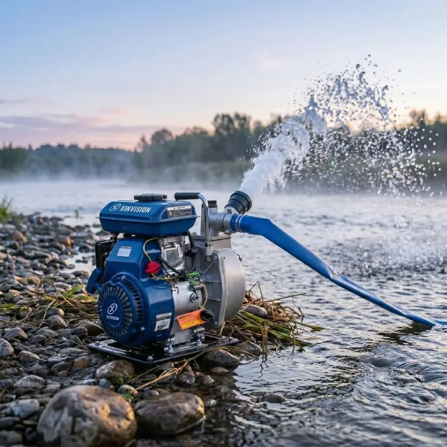 1.5 Inch Gasoline Water Pump 154F 4-Stroke Petrol Portable High Flow Agriculture Irrigation Pump for Farm Garden Orchard 25m3/h — image 6