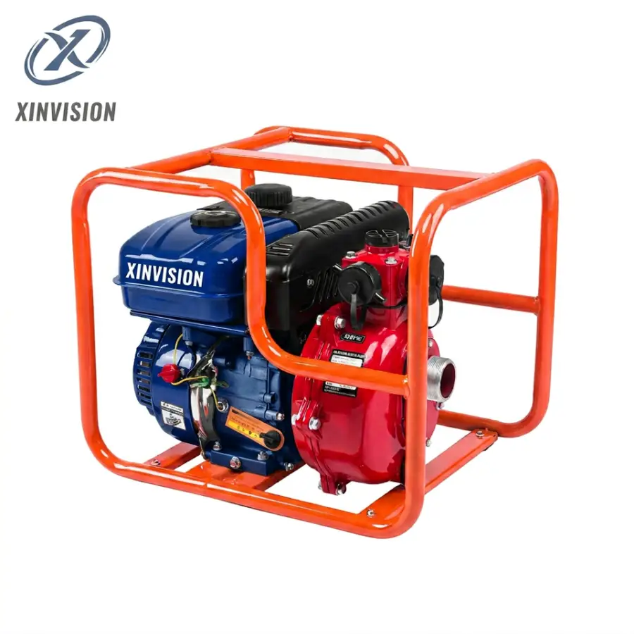 125m High Lift Double Impeller Gasoline Water Pump 170F 7HP 3-Outlet High Pressure Fire Pump Portable Irrigation System 2" 1.5" — image 4