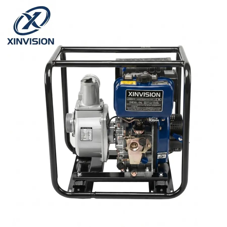 3 Inch Diesel Water Pump 178F Engine 296cc 60m3/h Massive Flow 30m Lift Self-Priming Diesel Pumping Machine for Agricultural — image 3