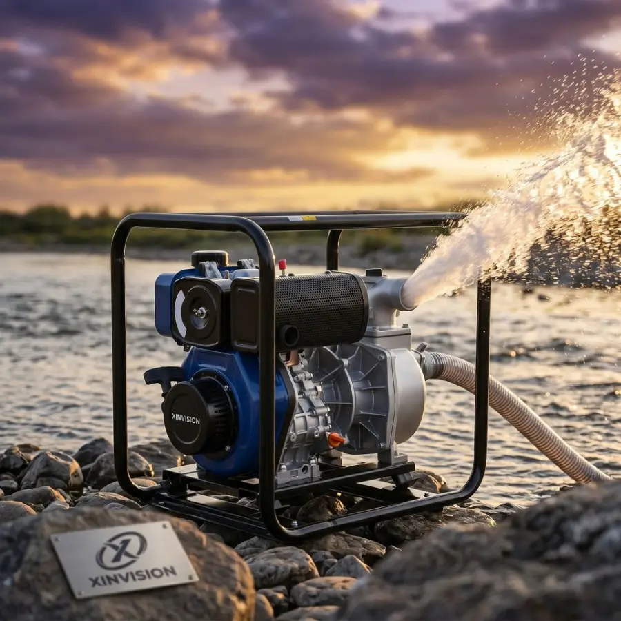 2 Inch Self-Priming Diesel Pump for Sprinkler Irrigation System 173F Air Cooled Engine Portable Farm Irrigation Equipment — image 5