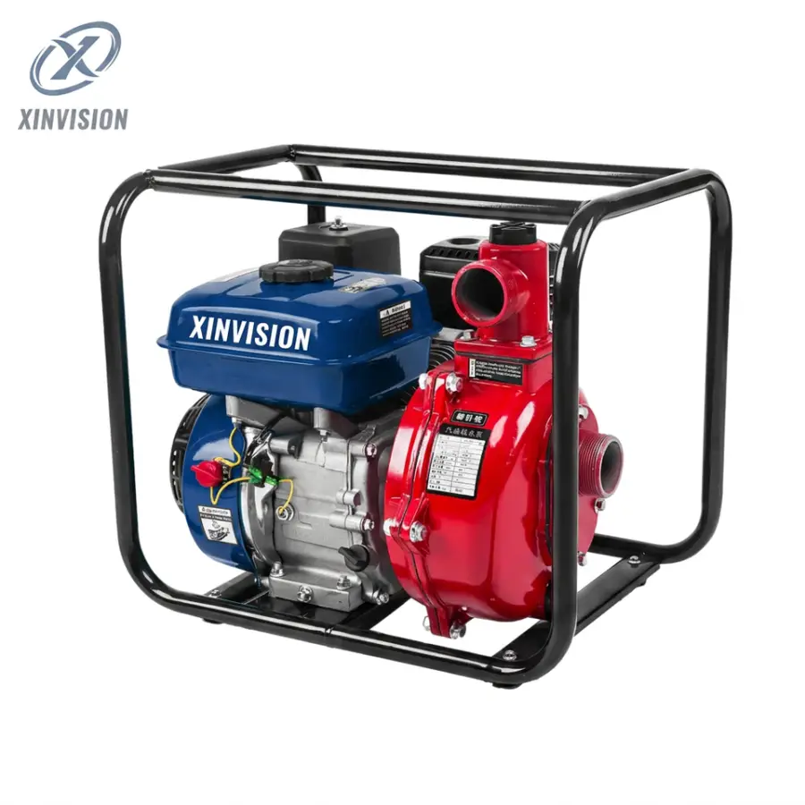 7HP High Pressure Gasoline Water Pump 170F 212CC 110m Lift 2 Inch Single Outlet Fire Fighting Pump for Agriculture Irrig — view 1