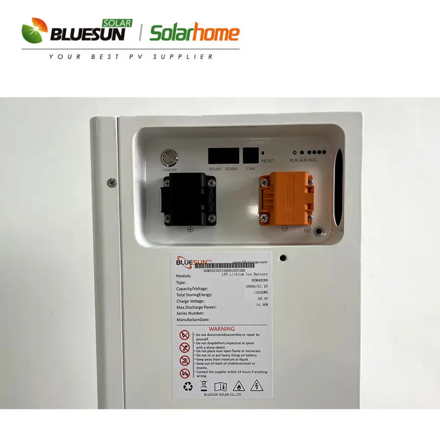 Bluesun Solar Easy Install 280ah 300ah Solar Lithium Ion Battery Pack Commercial Use Batteries — image 4
