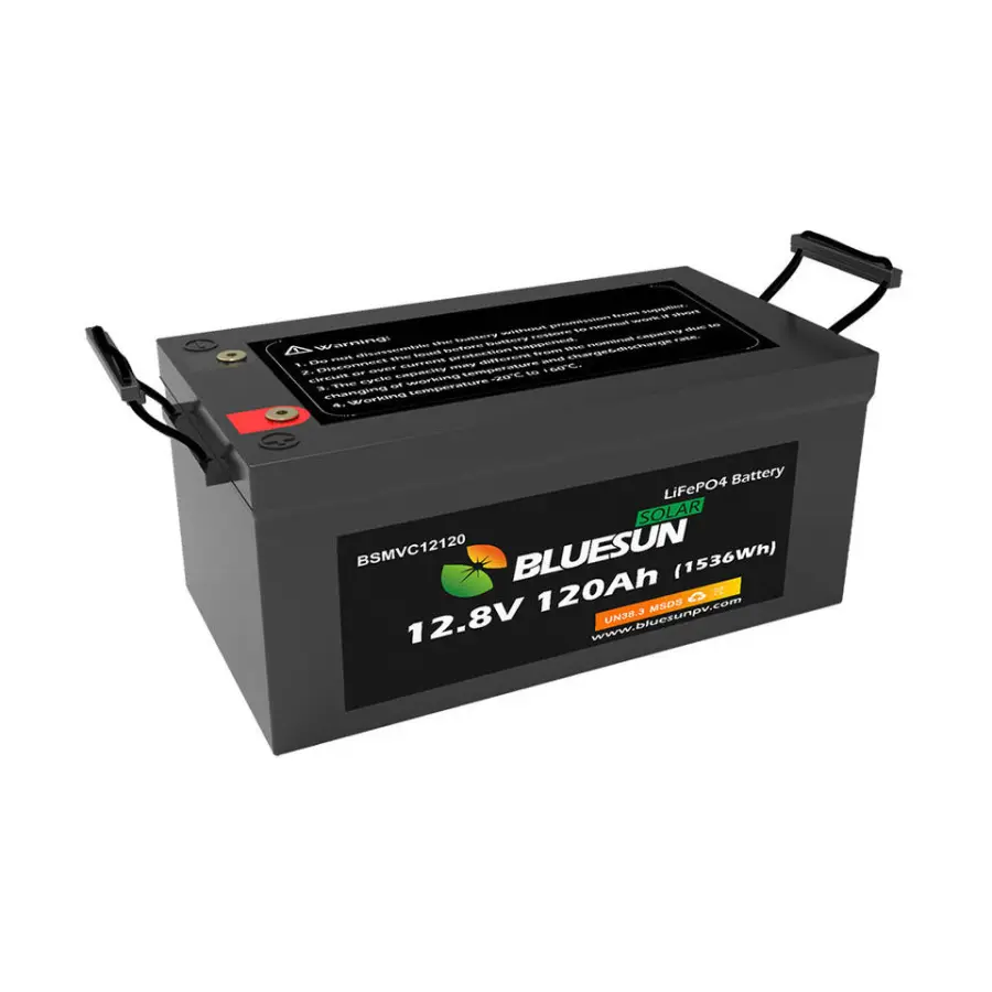 CE MSDS Bluesun Solar Rechargeable Lithium Titanate Battery 12 v 100ah 120ah for Bike — view 1