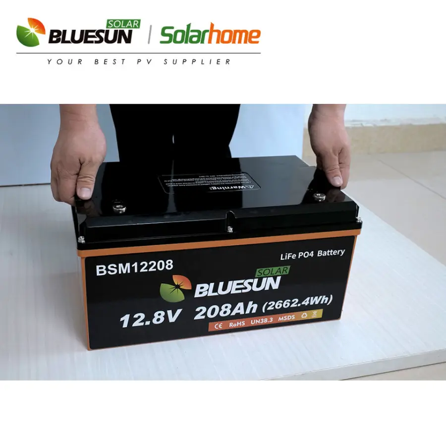 Bluesun Commercial Use Solar Lithium Ion Battery 12v 200ah 20kwh 30kwh Lifepo4 Lithium-ion Battery for Solar Storage System — image 6