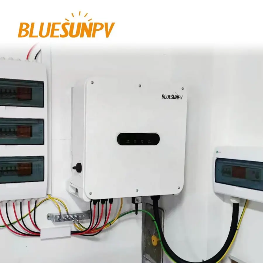 Bluesun on Grid Solar Power Energy Inverter 5kw 10kw 15kw 3 Phase Solar Grid Tie System Inverter Anti-reflux CT — image 5