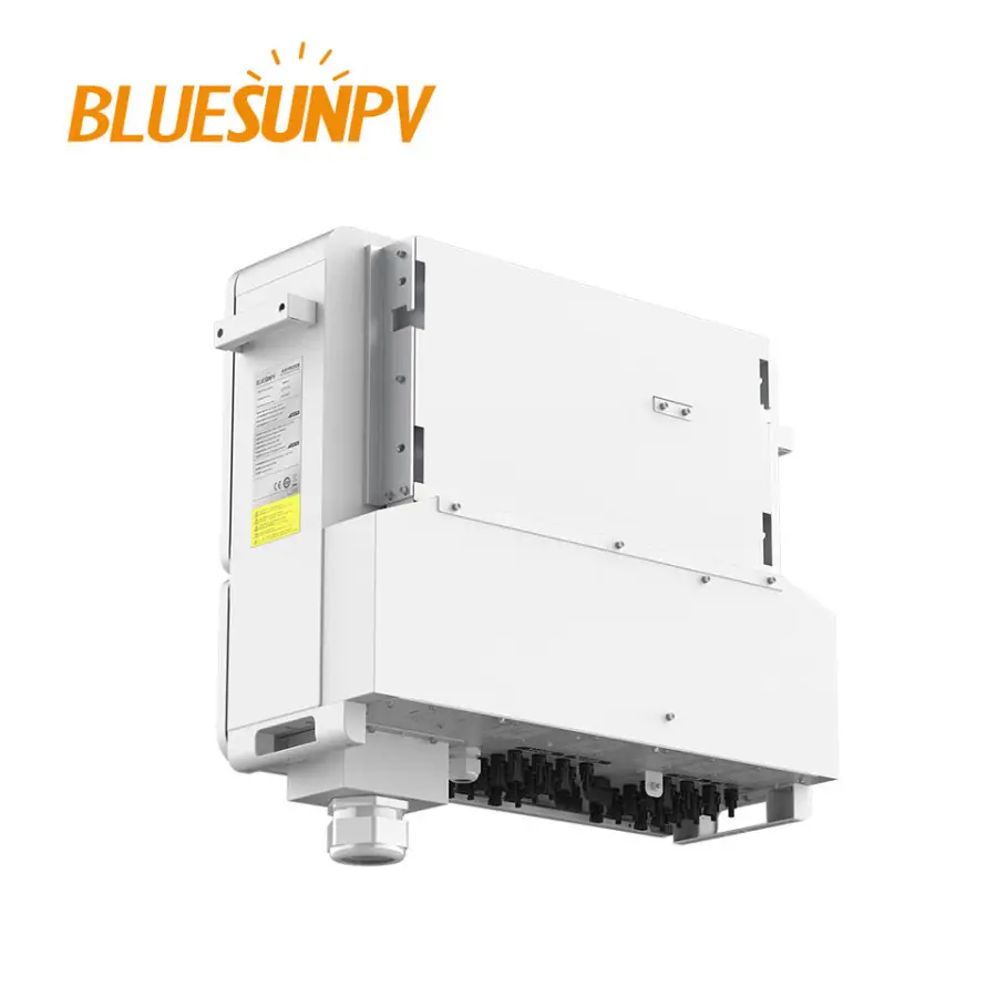 Industrial Solar Inverter on Grid Tie 40kW 50kW 60kW Dual Mppt Three Phase Without Battery in Sweden — image 5