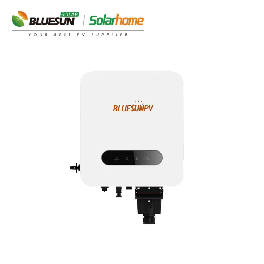 Bluesun Solar Energy System 8kw on Grid Home Solar Systems Complete Solar Inverter Single Phase — view 1
