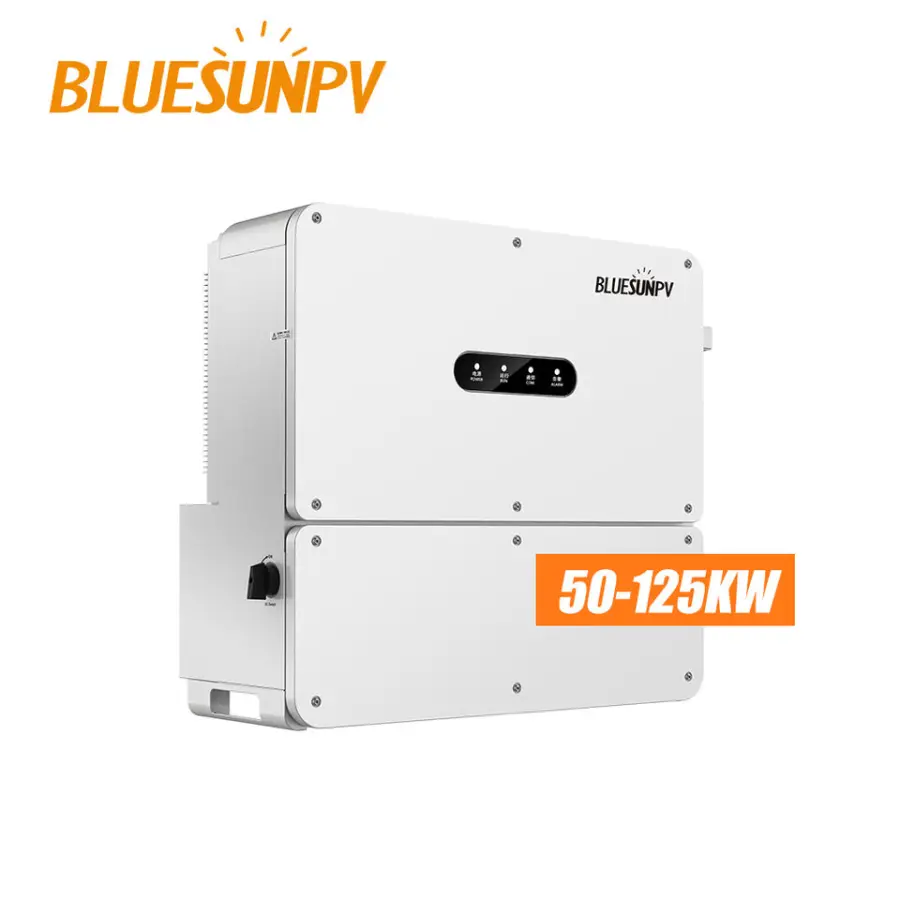 Three Phase 60KW High Voltage on Grid Inverter 60KVA Grid Tied Solar Power Inverter for Factory Price 60KW on Grid Solar — view 1