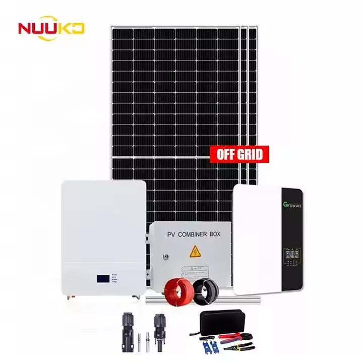 Nuuko Complete Hybrid Solar System With Lithium Battery 5KW 10KW 15KW With 10Kwh — image 2