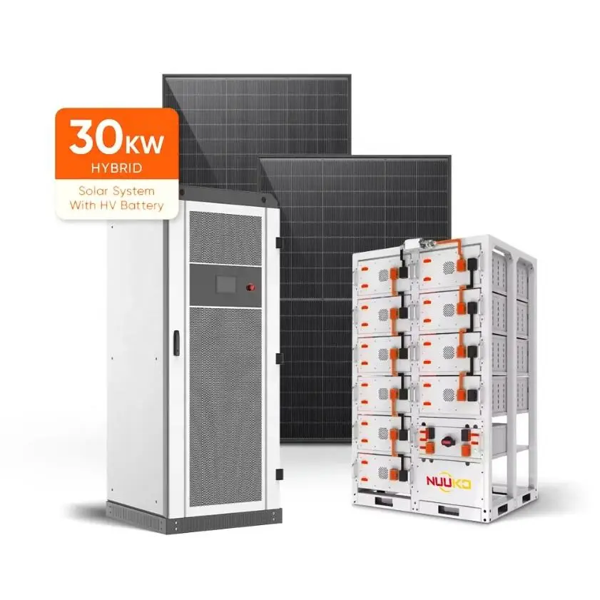 NUUKO NK215KWh100KW ESS OEM Hybrid Grid Solar Power System with LiFePO4 Battery 30KW-2MW Capacity Wholesale Industrial U — view 1