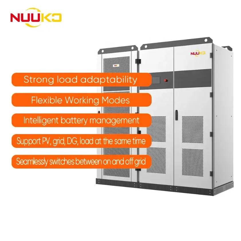 NUUKO NK215KWh100KW ESS OEM Hybrid Grid Solar Power System with LiFePO4 Battery 30KW-2MW Capacity Wholesale Industrial Use — image 2