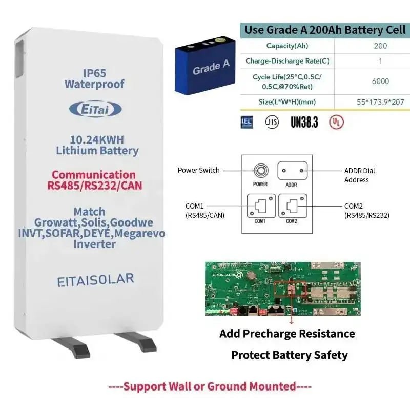 Home 5Kw 8Kw 10Kw 20Kw 30Kw Hybrid Solar Battery Storage Systems Solar Kit 5000W Power Panel System for Home — image 3