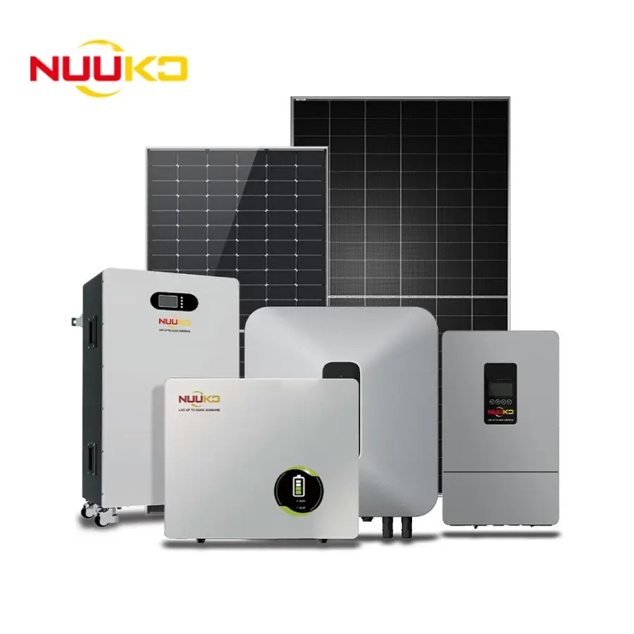Hybrid 30KW 50KW 100KW Industrial Hybrid Solar System 50KWH 100KWh 200KWH Home Green Energy Solar System Kit Easy Installation — image 2