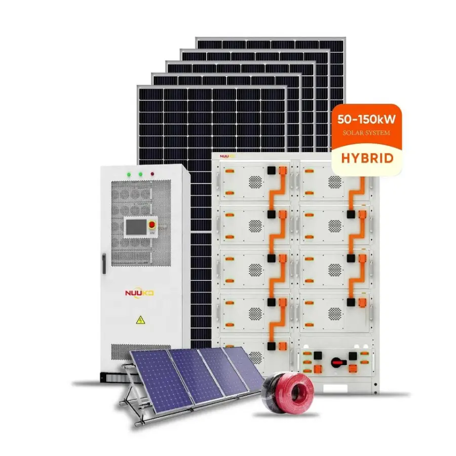 Hybrid 30KW 50KW 100KW Industrial Hybrid Solar System 50KWH 100KWh 200KWH Home Green Energy Solar System Kit Easy Installation — image 5
