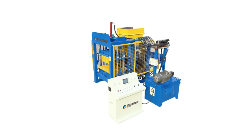 Hot Sale QT4-15 Full Automatic PLC Engine Hollow Block Machine Easy 15 min Mold Change Brick Making Machinery Core Motor — image 6