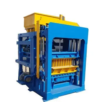 Concrete Block Machinery Brick Machine qt 5-15 Wood Pallet Block Making Machine — view 1