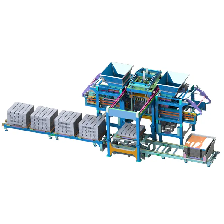 Special Equipment for Producing Building Blocks QT12-15 Automatic Concrete Block Making Machine — image 3