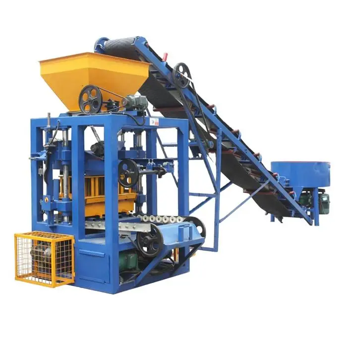 Jobs Work From Home Online QT 4-24 Bricks Making Machine Lowest Price — view 1